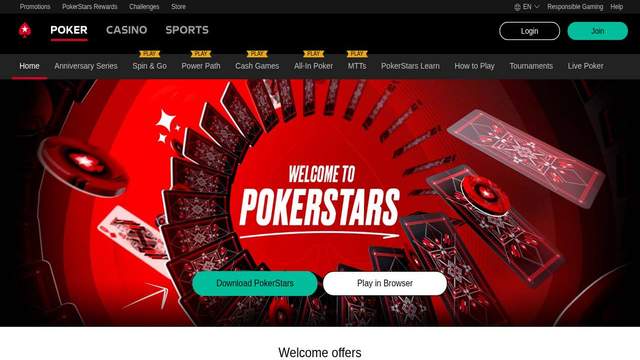 PokerStars Casino AU casino screenshot